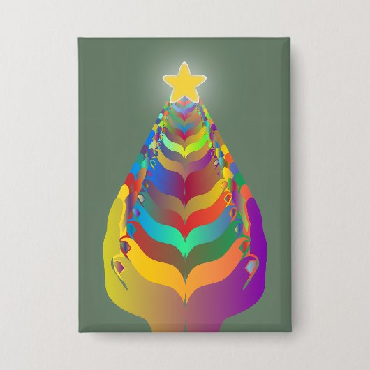 Christmas Hope and Togetherness 缶バッジ (正面)