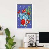 Christmas Horses - Matchbox Print - Aesthetic Wall ポスター (ホームオフィス)