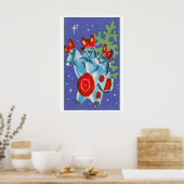 Christmas Horses - Matchbox Print - Aesthetic Wall ポスター (キッチン)