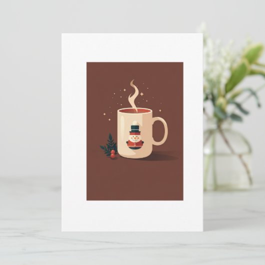 christmas hot chocolate 招待状 (スタンド正面)