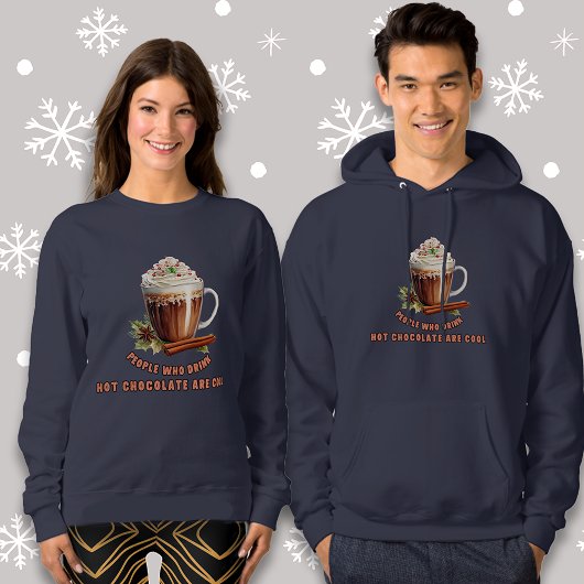 Christmas Hot Chocolate is クール Men パーカ