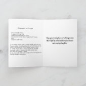 Christmas Hot Chocolate Recipe Christmas Card シーズンカード (内部)