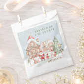 Christmas House Santa Elf's Tree Favor Bag フェイバーバッグ (クリップ留めされた状態)