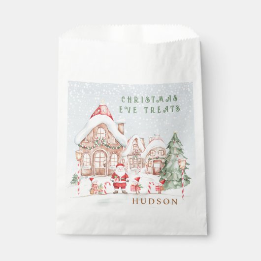 Christmas House Santa Elf's Tree Favor Bag フェイバーバッグ (正面)