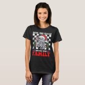 Christmas Humor Deck The Halls Not Your Family Say Tシャツ (正面フル)