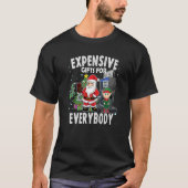 Christmas Humor Santa Expensive Meme Tシャツ (正面)