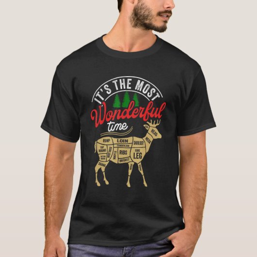 Christmas Hunting It's The Most Wonderful Time Dee Tシャツ (正面)