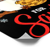 Christmas I Put Out For Santa Funny Milk And Cooki ポスター (角)