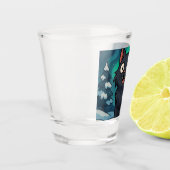 Christmas Icelandic Yule Cat  ショットグラス (左)