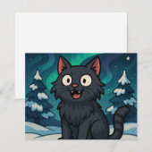 Christmas Icelandic Yule Cat  ノートカード (正面/裏面)