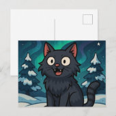 Christmas Icelandic Yule Cat  ポストカード (正面/裏面)