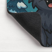 Christmas Icelandic Yule Cat  マウスパッド (コーナー)