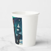 Christmas Icelandic Yule Cat  紙コップ (左)