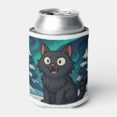 Christmas Icelandic Yule Cat  缶クーラー (缶正面)