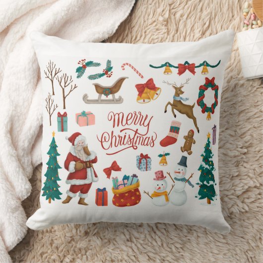 Christmas Icon クッション (ブランケット)