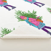 Christmas Illustrated Holiday Sherpa Blanket シェルパブランケット (3/4)