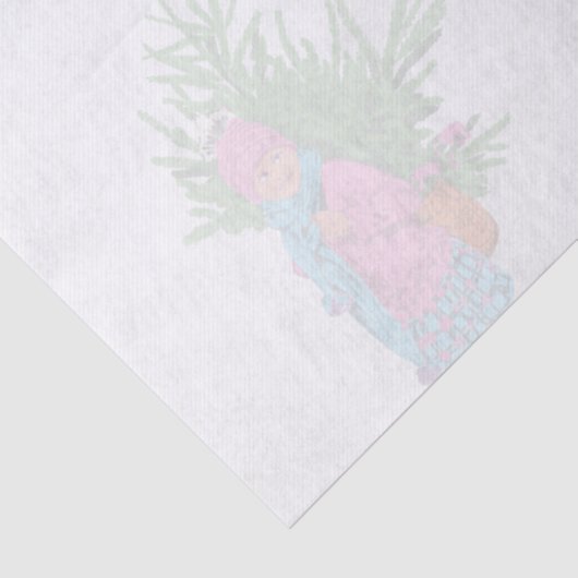 Christmas Illustrated Holiday Tissue Paper 薄葉紙 (詳細)