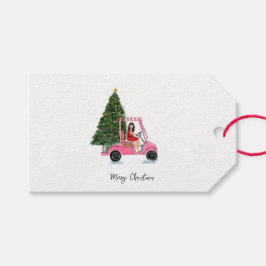 Christmas illustration ギフトタグ