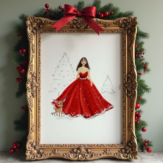 Christmas Illustration ポスター