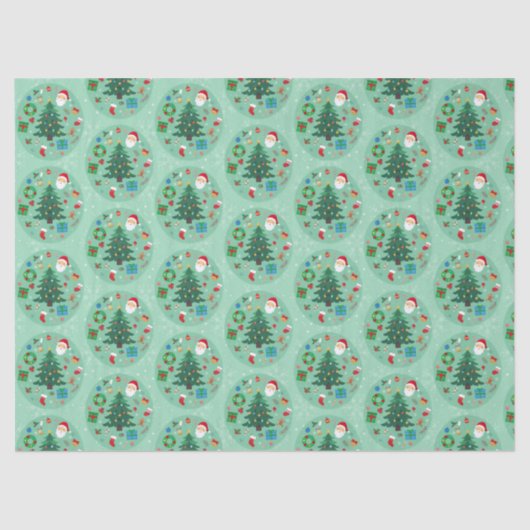 Christmas Illustrations Holiday 薄葉紙 (正面)