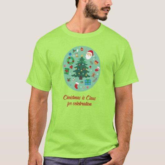 Christmas Illustrations Holiday Tシャツ (正面)