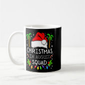 Christmas In August Squad Funny Summer Xmas Men Wo コーヒーマグカップ (左)