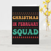 Christmas In February Squad Family Group Matching カード (黄色い花)