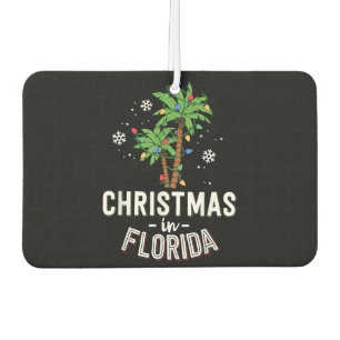 Christmas In Florida Deck The Palm Trees Family Va カーエアーフレッシュナー