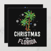 Christmas In Florida Deck The Palm Trees Family Va セーブザデート (正面/裏面)
