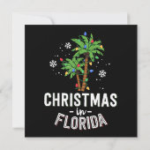 Christmas In Florida Deck The Palm Trees Family Va セーブザデート (裏面)