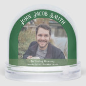 Christmas In Heaven Memorial Snow Globe (裏面)