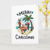 Christmas in July カード (黄色い花)