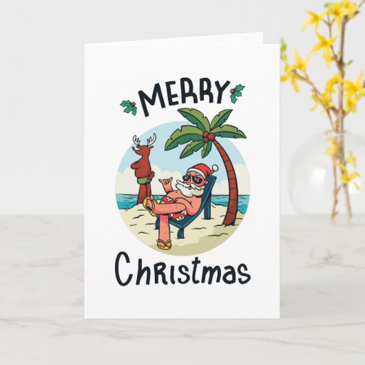 Christmas in July カード (黄色い花)