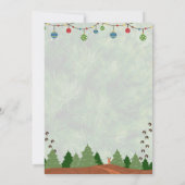 Christmas in July Birthday Party Invitation 招待状 (裏面)