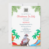 Christmas in July | Custom Company Name & Logo 招待状 (正面)
