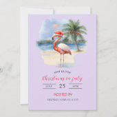 Christmas in July Custom Company Name Logo & Text 招待状 (正面)