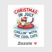 Christmas In July Daddy Mommy Chillin With The Sia シール (シート)