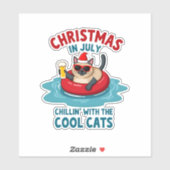 Christmas In July Daddy Mommy Chillin With The Sia シール (シート)