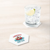 Christmas In July Daddy Mommy Chillin With The Sia ペーパーコースター (インサイチュ)