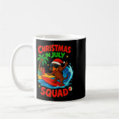 Christmas In July Funny Dachshund Dog Lover Xmas I コーヒーマグカップ (左)