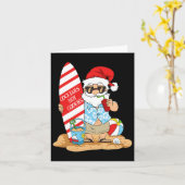 Christmas In July Men Women Tails Not Cookies Surf カード (黄色い花)