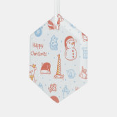 Christmas in July Ornament ガラスオーナメント (正面左)