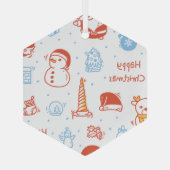 Christmas in July Ornament ガラスオーナメント (裏面)