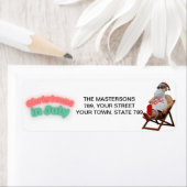 Christmas in July Santa ラベル (インサイチュ)