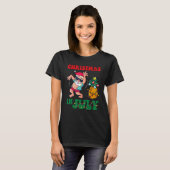 Christmas in July Santa Claus Dancing Xmas Summer Tシャツ (正面フル)