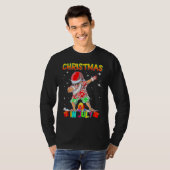 Christmas In July  Santa Dabbing Summer Santa Surf Tシャツ (正面フル)