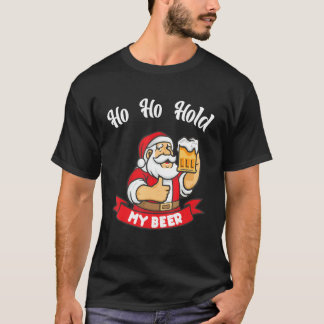 Christmas In July Santa Ho Ho Hold My Beer 1 Tシャツ
