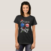 Christmas In July Summer Patriotic USA 4th Of July Tシャツ (正面フル)