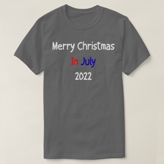 Christmas In July Summer Santa Xmas 2022  Tシャツ (デザイン正面)