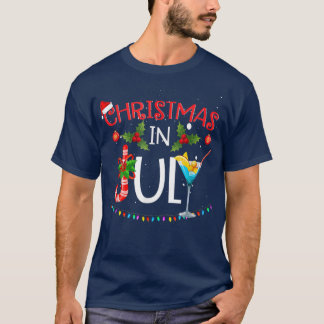 Christmas In July TSummer Beach Vacation Tシャツ